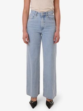 Thrills Light Blue High-Rise Wide-Leg Jeans